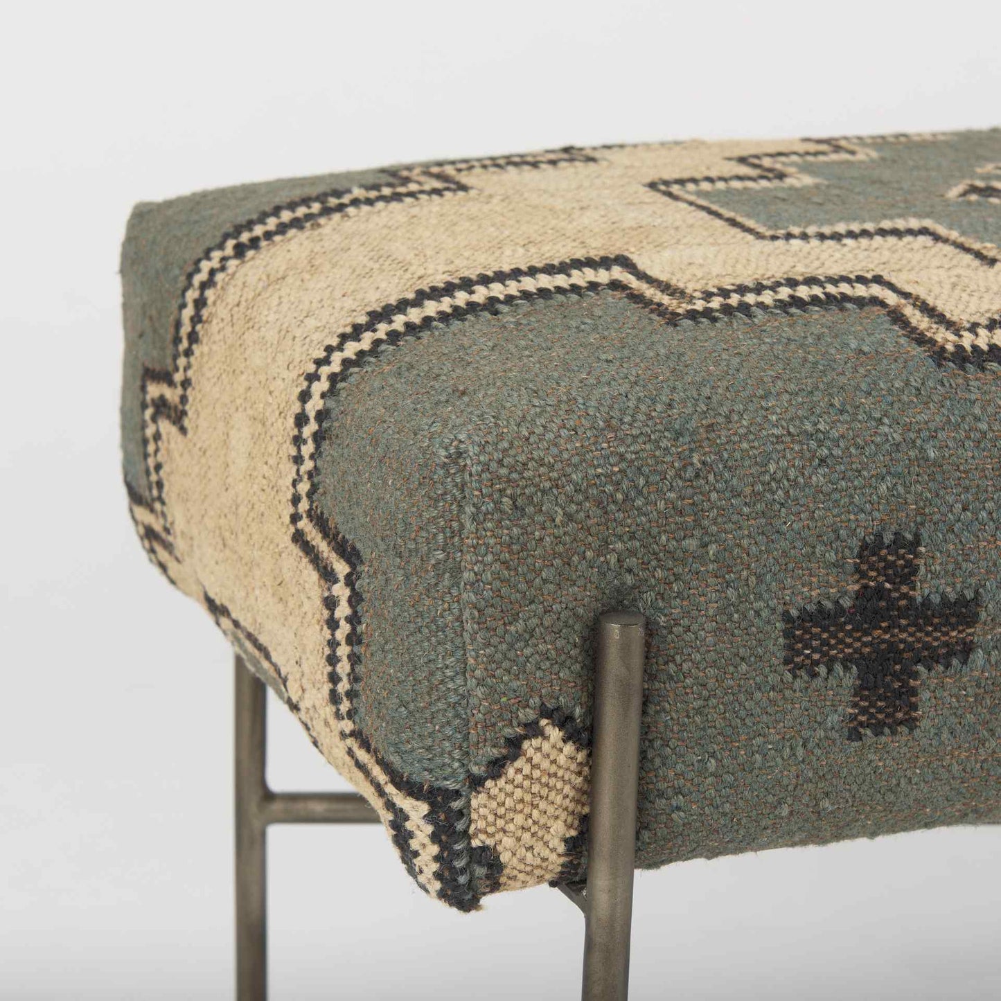 Avery Tan Fabric Bedroom Bench