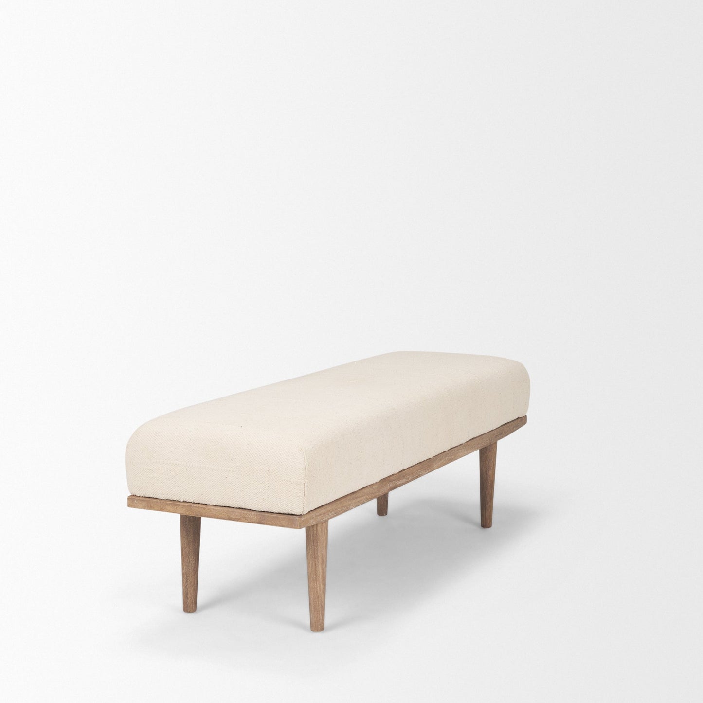 Mercana Shae Fabric Backless Bedroom Bench