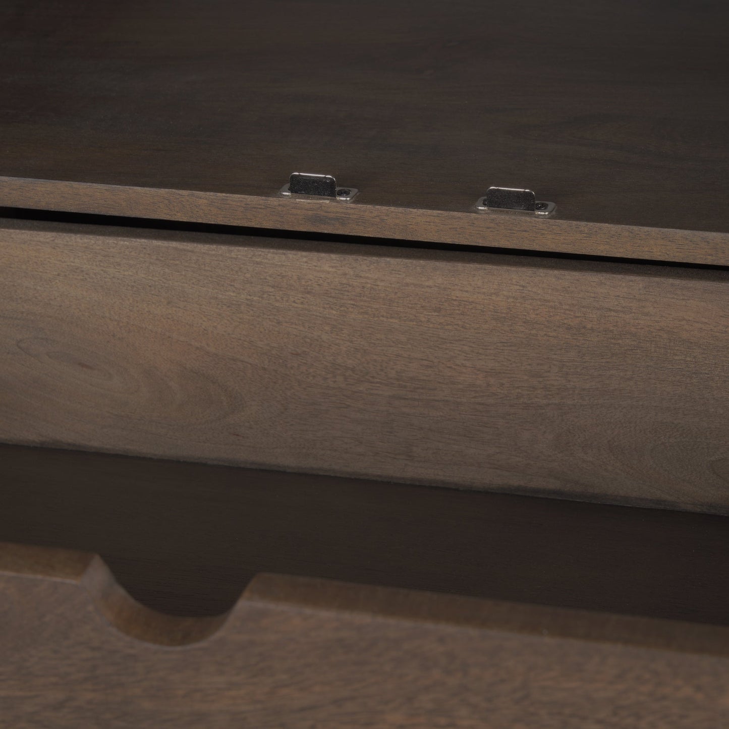 Wallen Wooden Dark Brown Bookcase