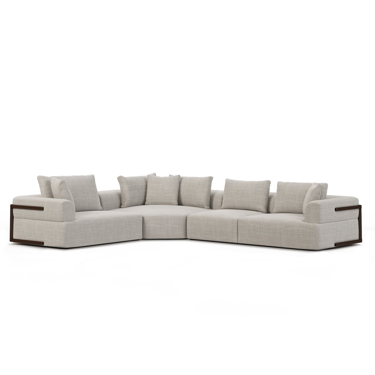 Mercana Warner Performance Fabric Sectional Sofa