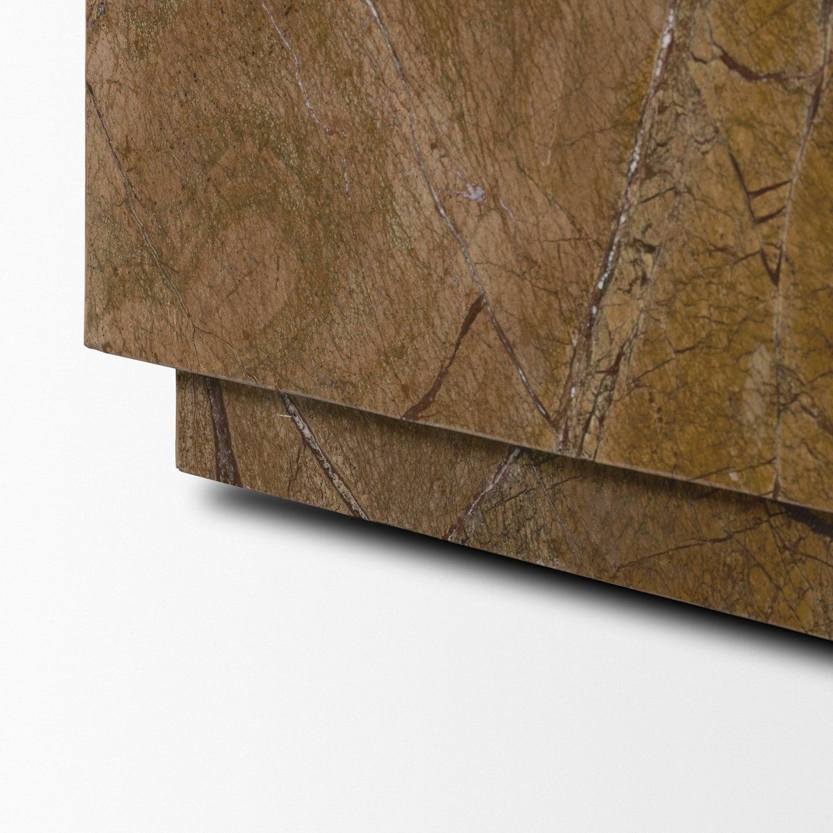 Mercana Matteo Solid Marble Square Side Table