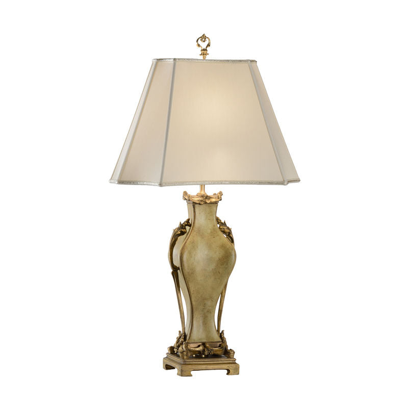 Chelsea House Bernini Urn Green Rococo Design Table Lamp