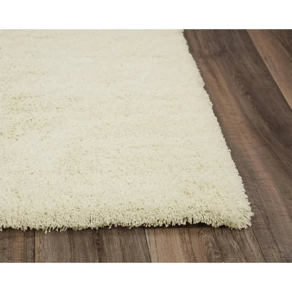 Cuit Solid Ivory Area Rugs For Living Room - LOOMLAN - LOOMLAN - Area Rugs