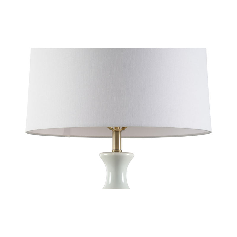 Waterspout Blue Ceramic Made Table Lamp