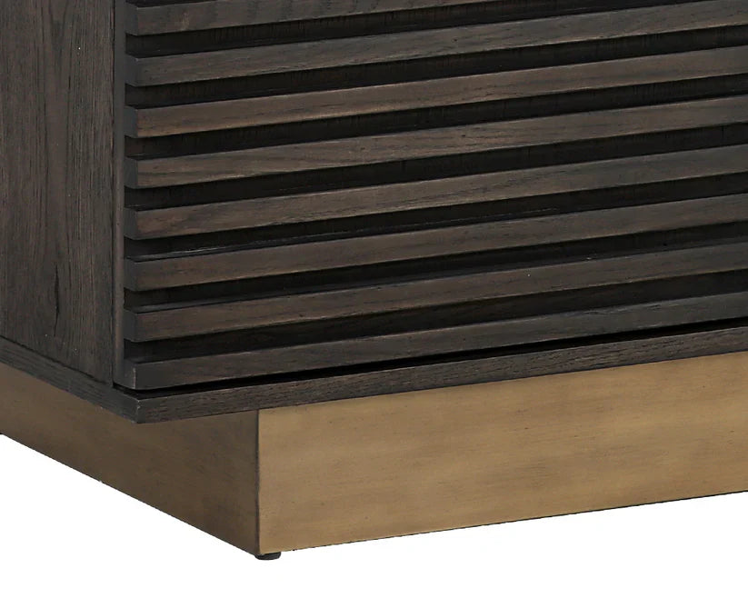 Paris Sideboard Modern Steel Base Wood