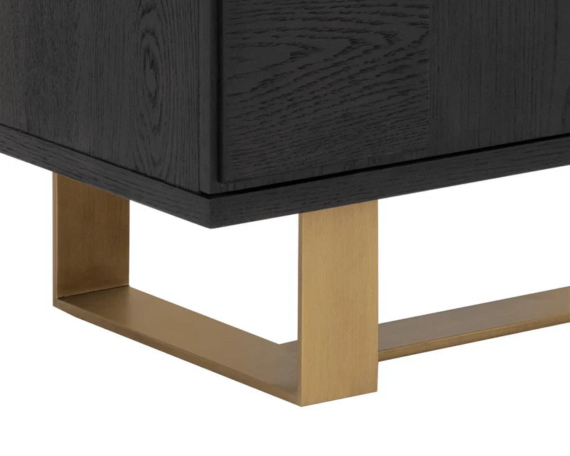 SUNPAN Lars Sideboard Antique Brass & Ample Storage