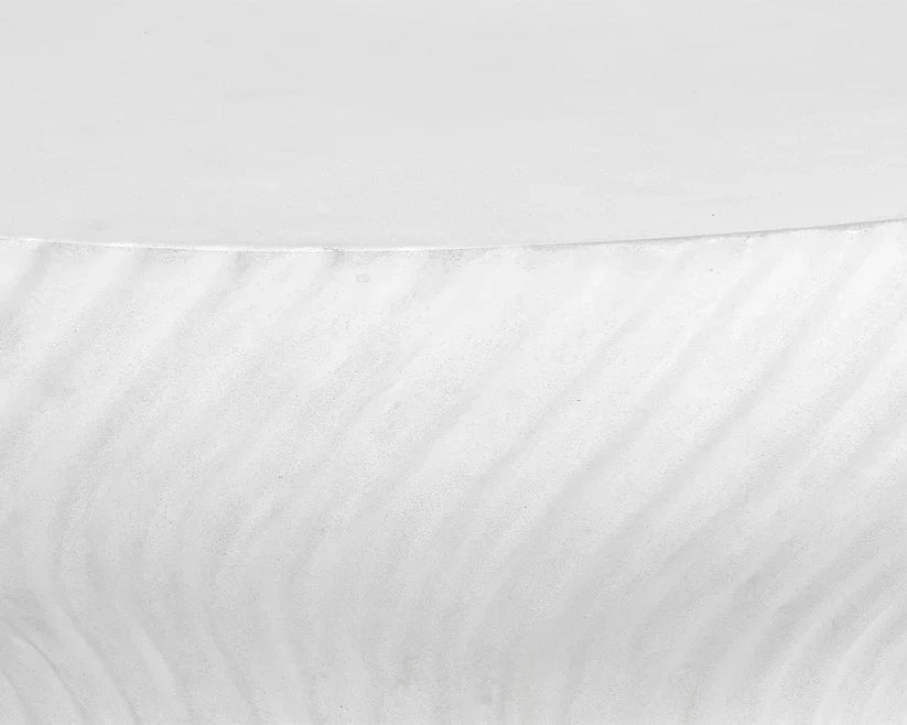 Cara Coffee Table White Concrete