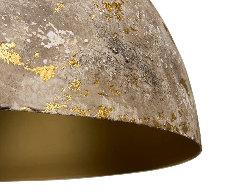 Tara Pendant Light Antique Gold Modern Dome