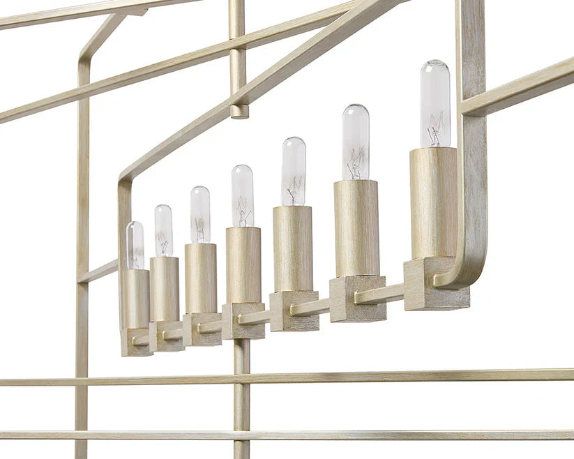 Raiden Chandelier Modern Gold Finish