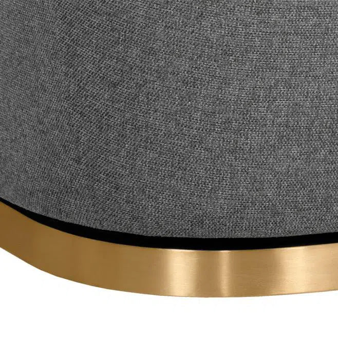 Marcela Swivel Lounge Chair Modern In Grey