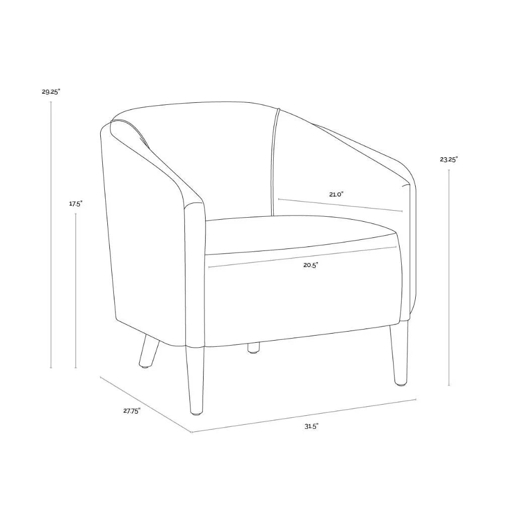 SUNPAN Sheva Fabric Armchair