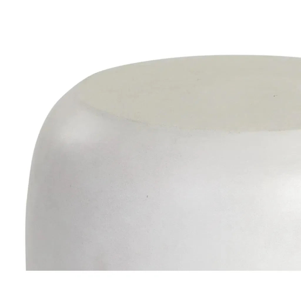 SUNPAN Iolite Concrete Outdoor Round End Table
