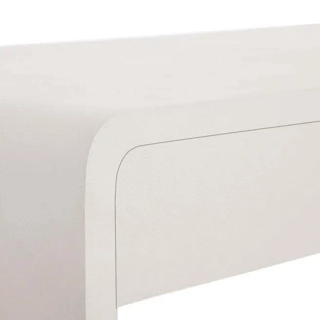 Ilona Desk Oyster Shagreen Antique Brass Base