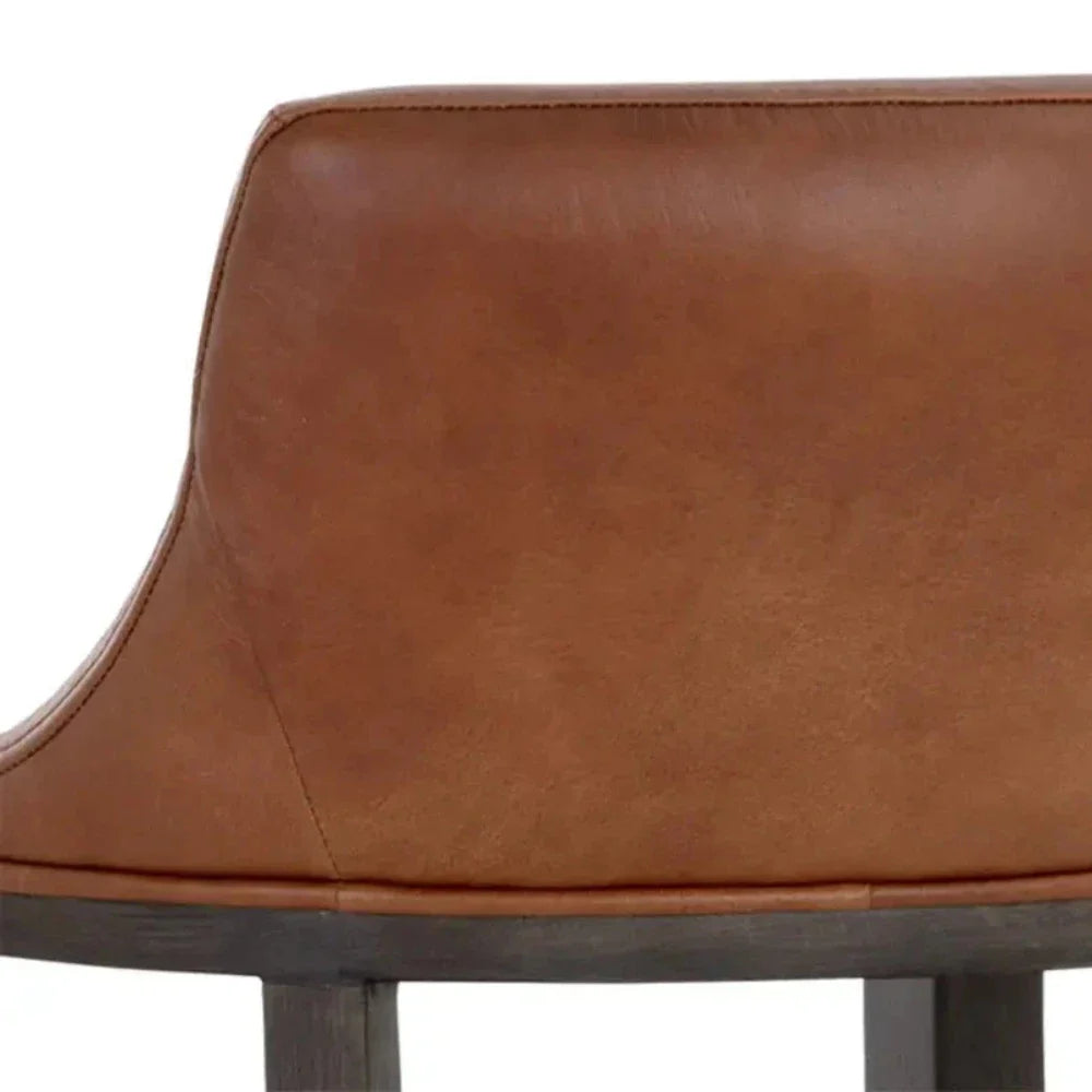 SUNPAN Brylea Leather Counter Stool