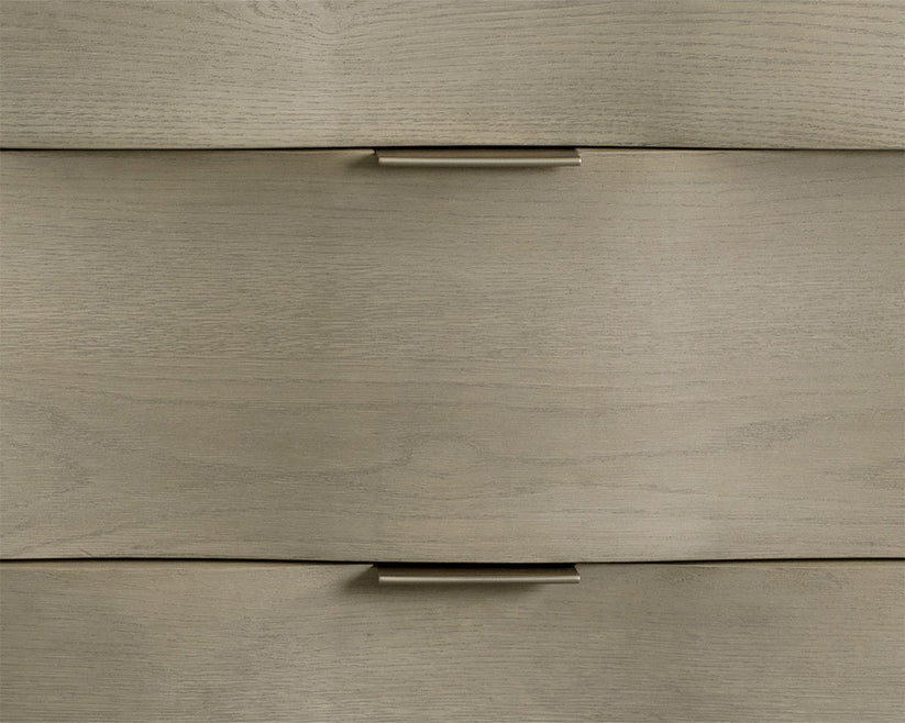 Hoyos Dresser Poplar Wood With Brass Handles