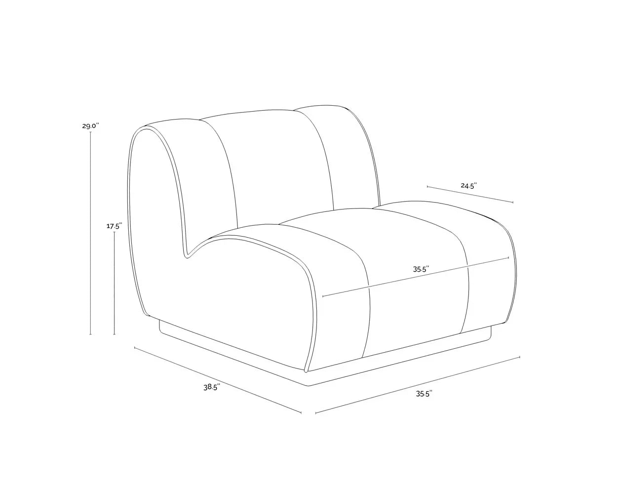 SUNPAN Blaise Swivel Lounge Chair Luxurious Sahara Leather
