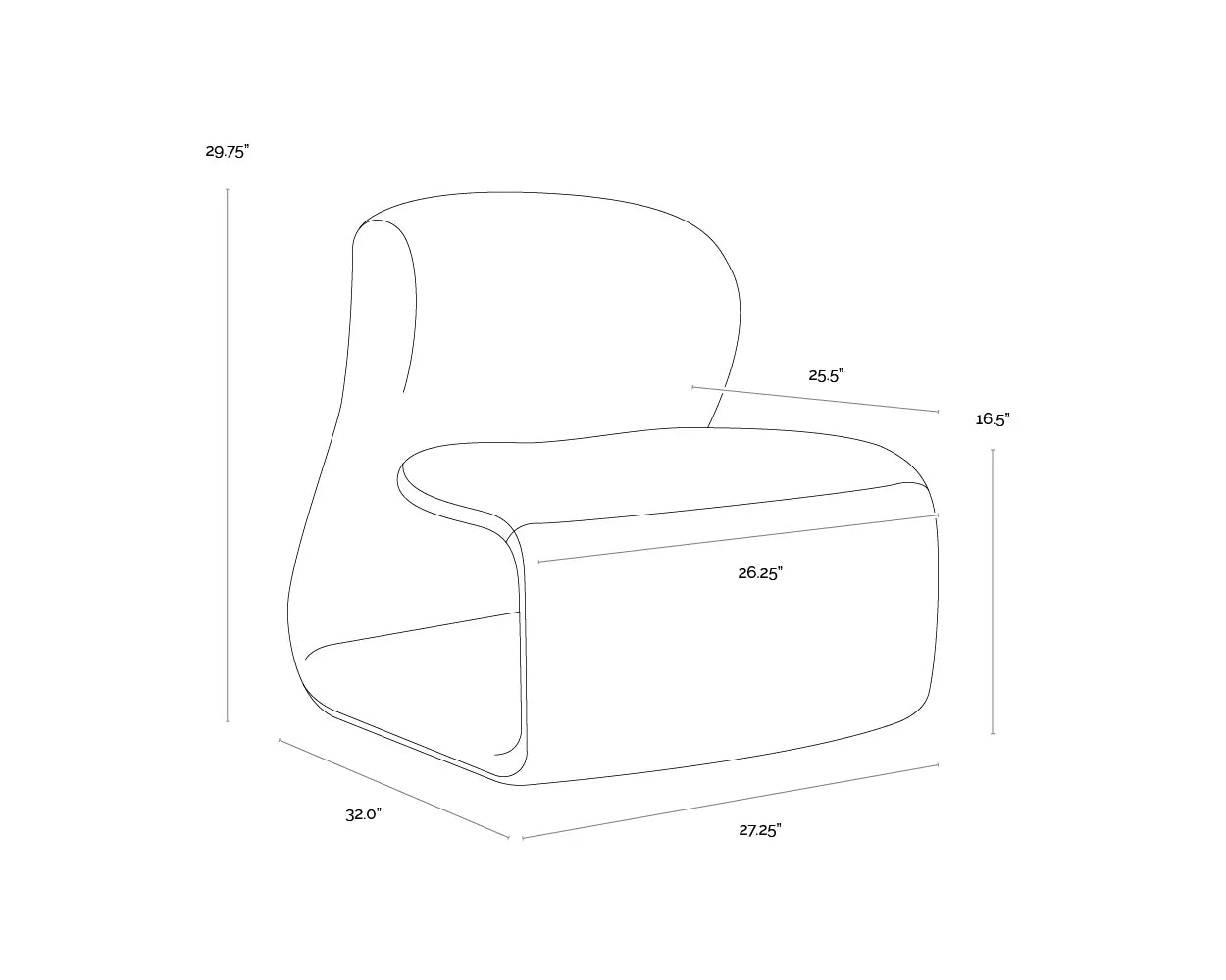 SUNPAN Sophiene Lounge Chair Cozy Copenhagen Olive