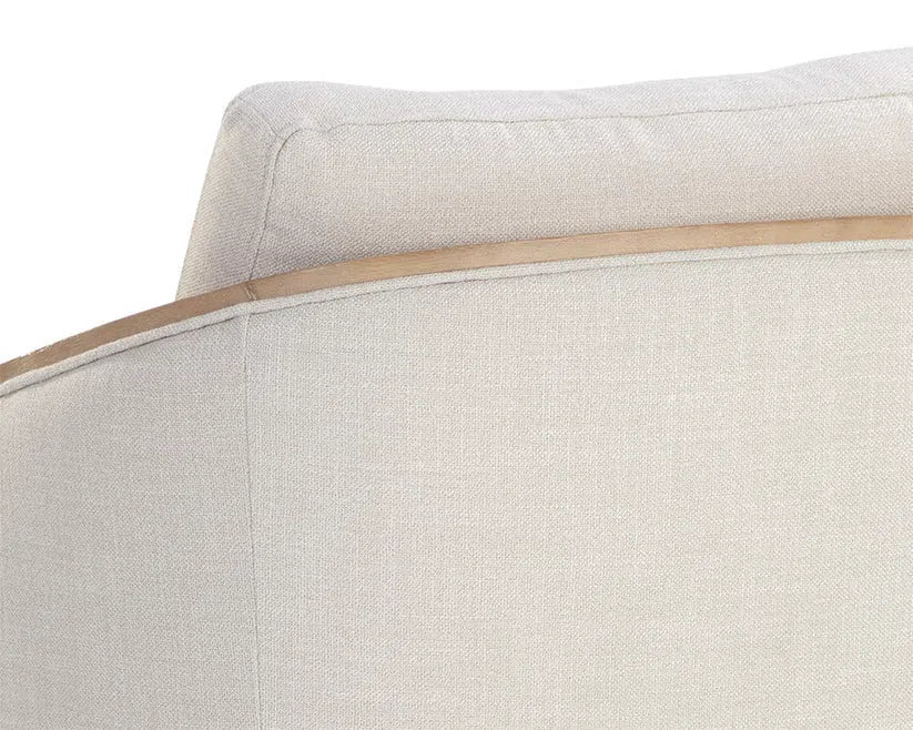 SUNPAN Tasia Fabric Swivel Lounge Chair