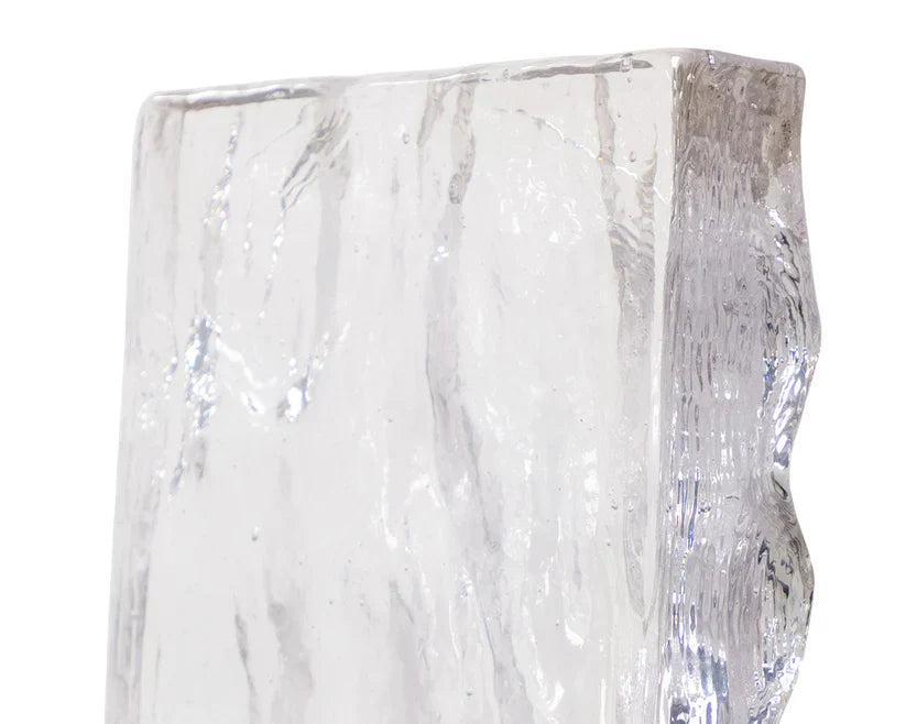 Indira Sconce Glass Light Gold Base