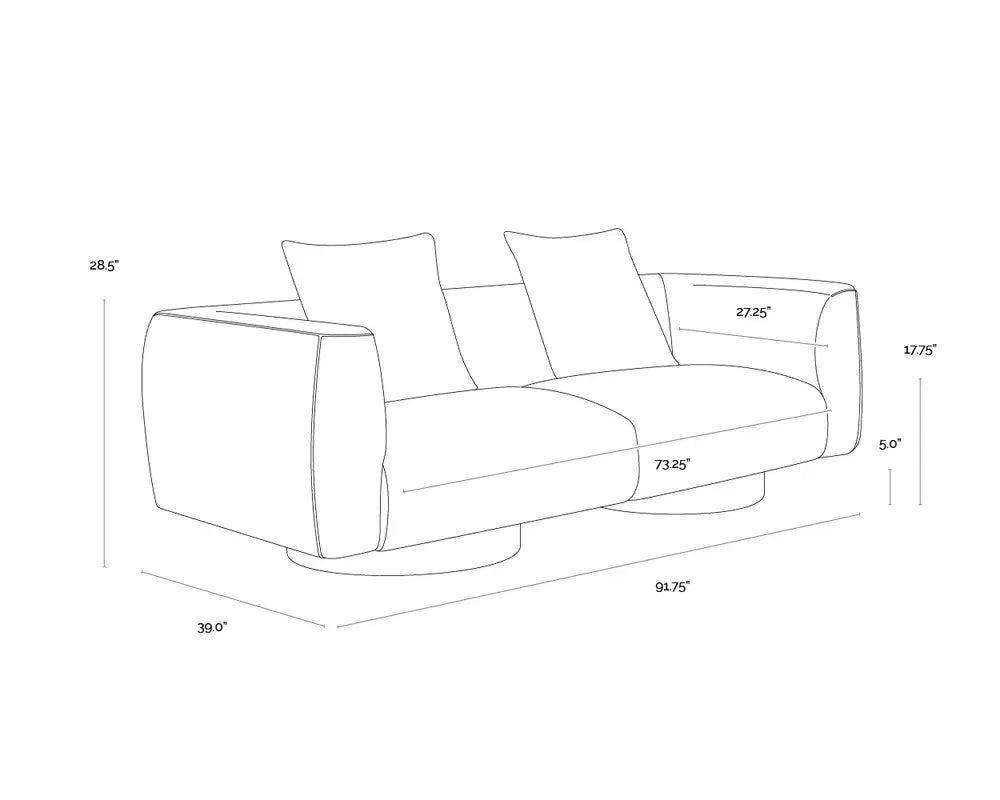 Mattis Performance Fabric Sofa