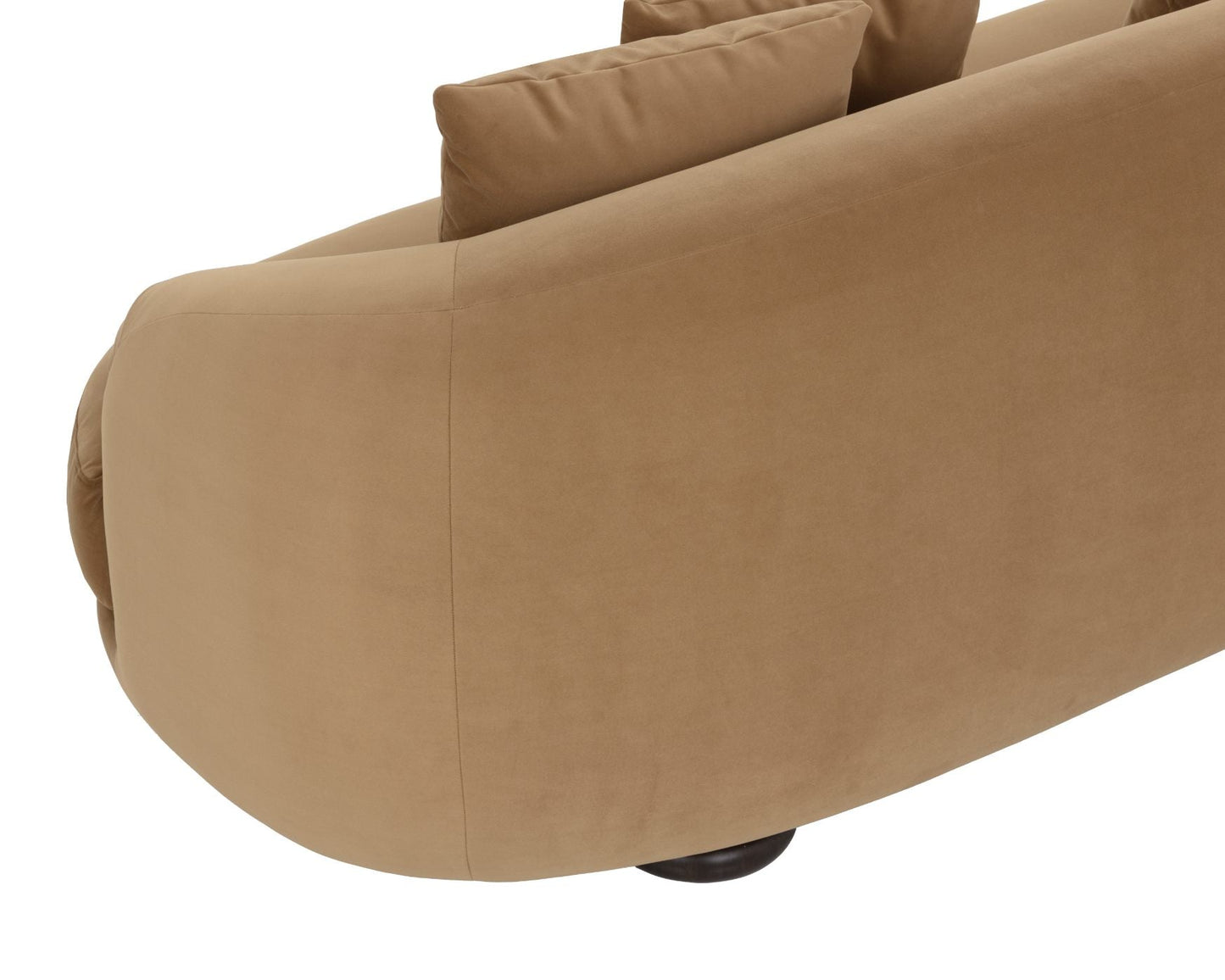 SUNPAN Valentina Brown Fabric Sofa