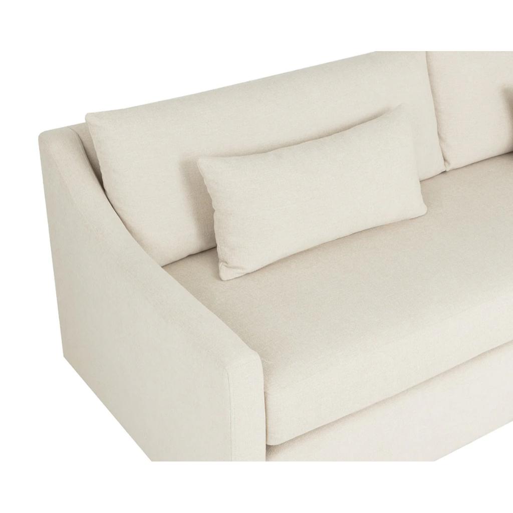 SUNPAN Bramwell Cream Fabric Sofa