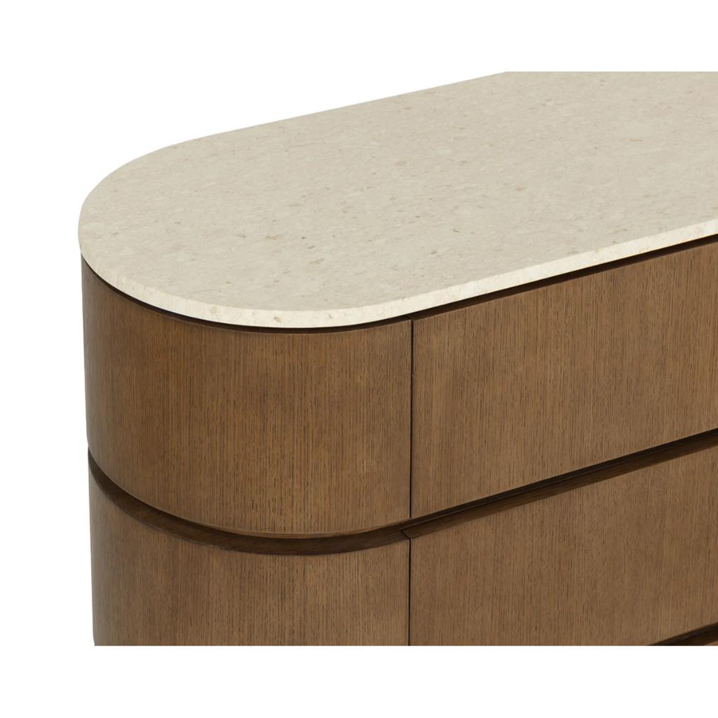 SUNPAN Caldora Three Drawers Wood Dresser