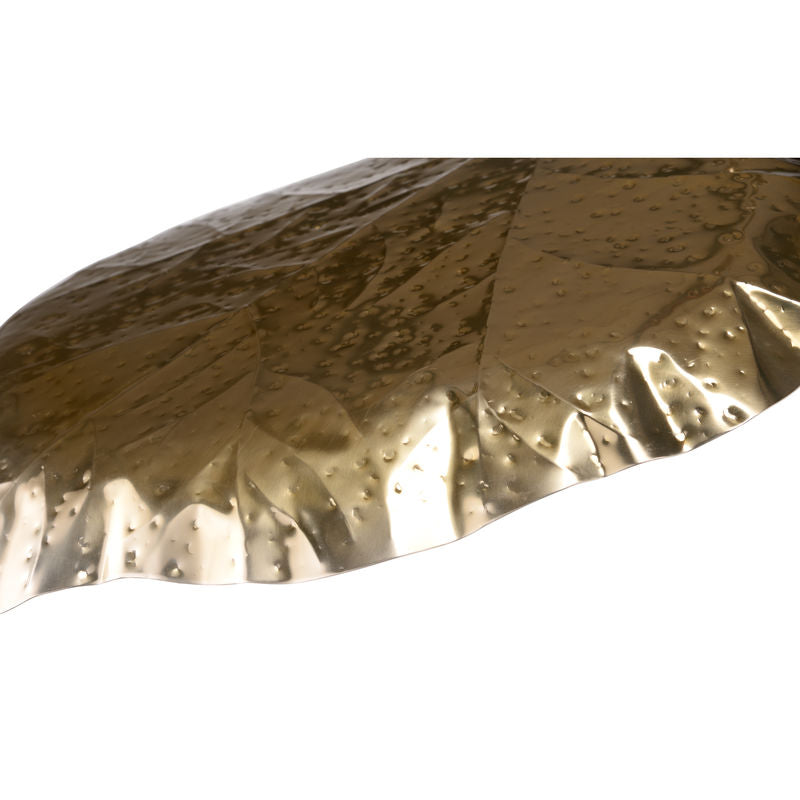 Tropical Steel Crafted Leaf Pendant