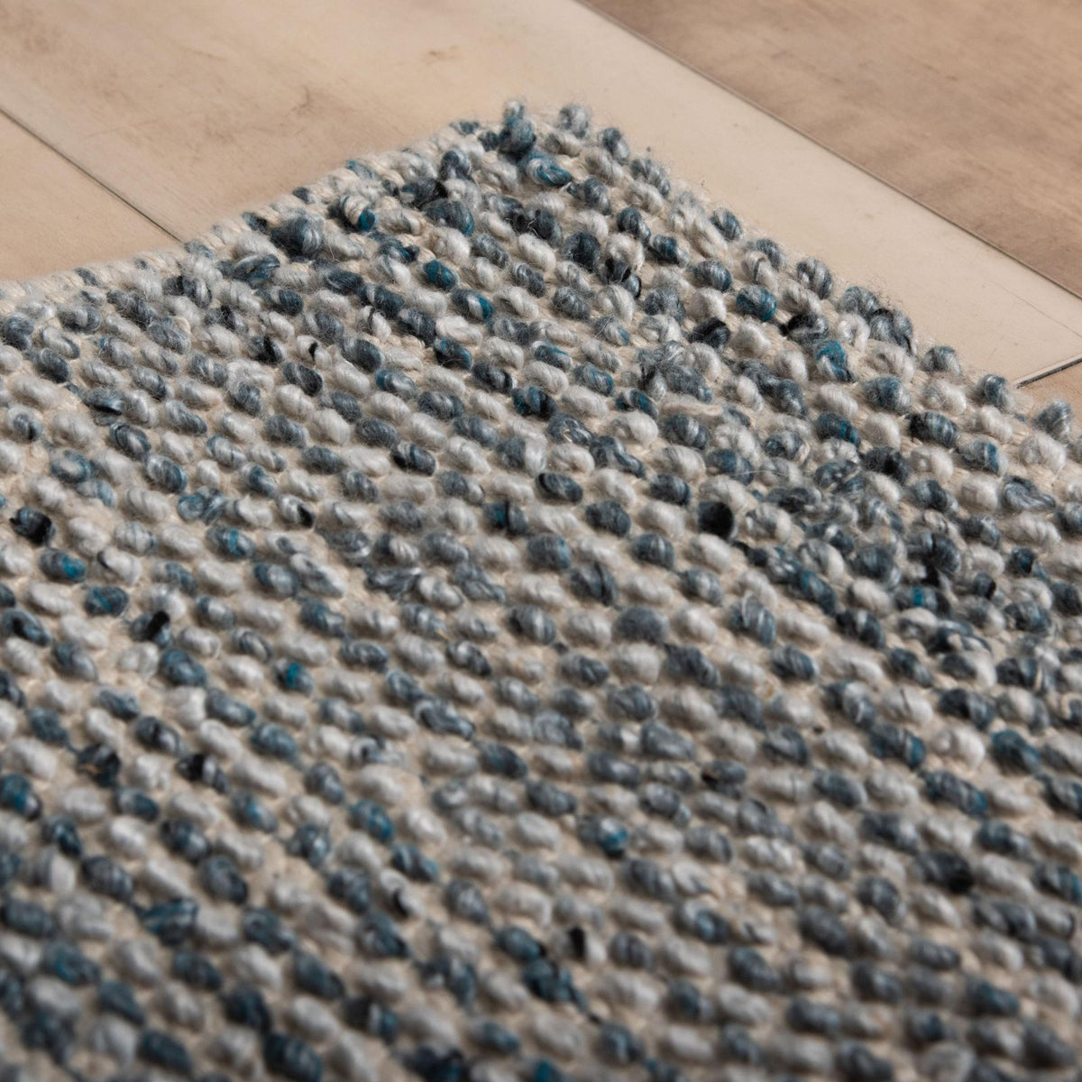 LOOMLAN Basu 5x7 Indoor Outdoor Blue Patio Rug