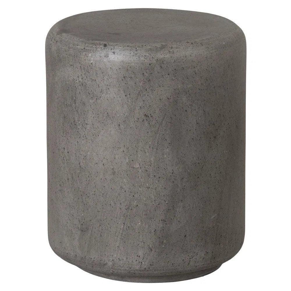Emissary 17 in. Caemen Cylinder Terrazzo Garden Stool
