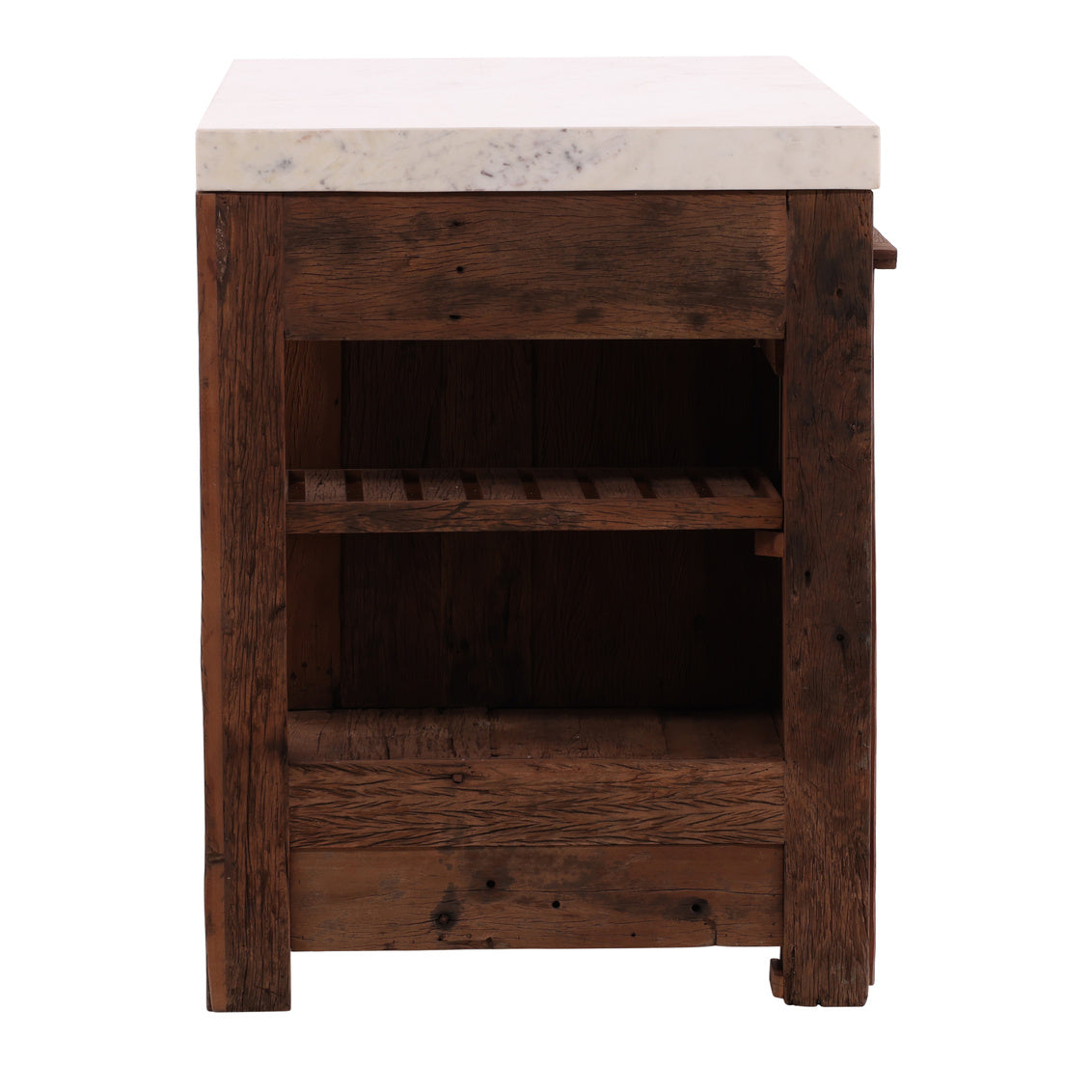 Furniture Classics Russel Wooden Brown Home Bar Island