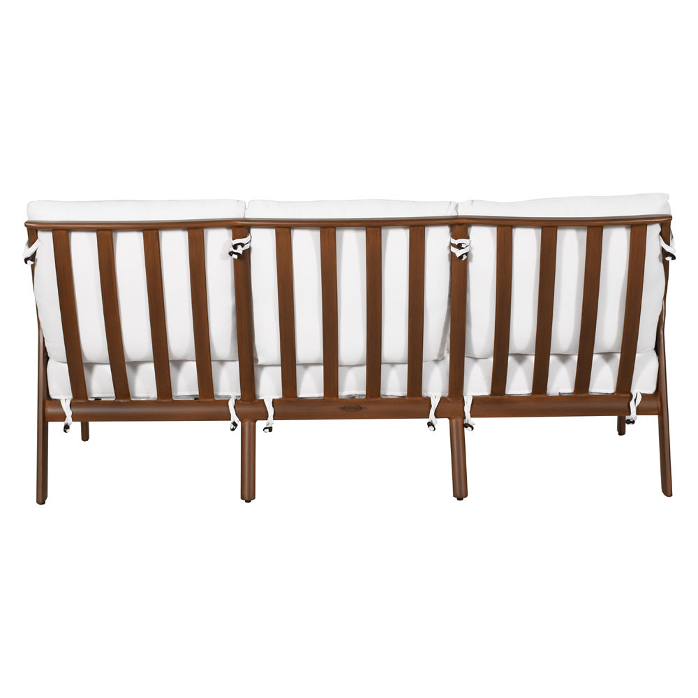 Castelle Berkeley Crescent Curved Outdoor Couch Deep