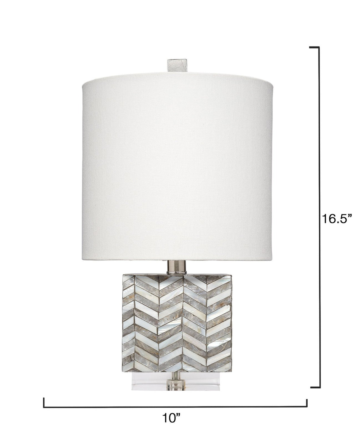 Jamie Young Garbo Mother of Pearl Table Lamp