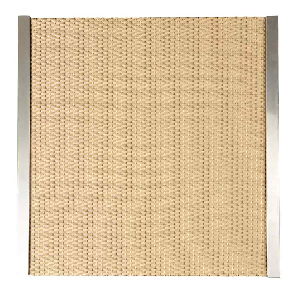 Elements Wicker Square Outdoor Dining Table-Outdoor Dining Tables-Lloyd Flanders-Sideboads And Things