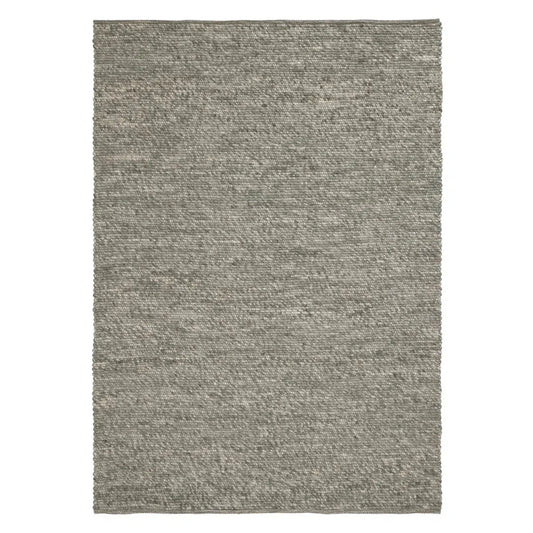 Agner Grey Wool Area Rug By Linie Design