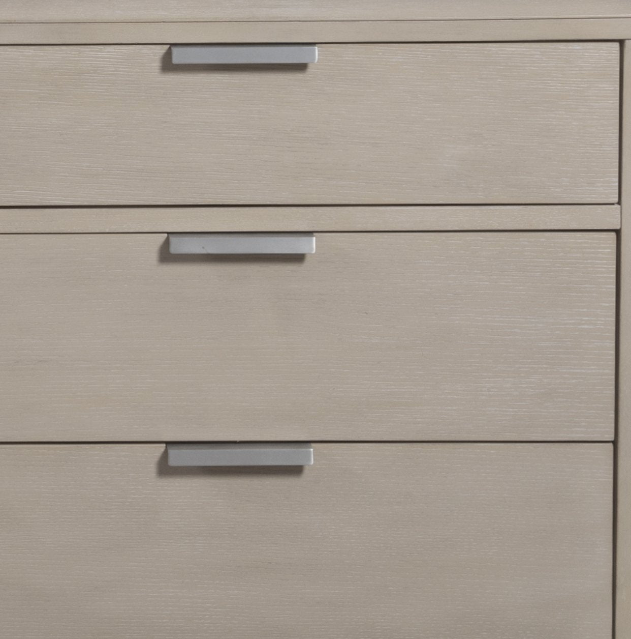 Pearl Six Drawer Dresser and Landscape Wood Mirror