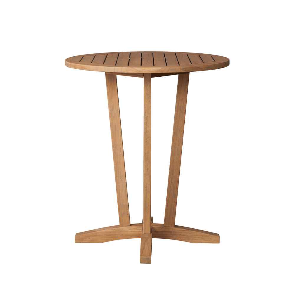 Teak Round Outdoor Bar Table