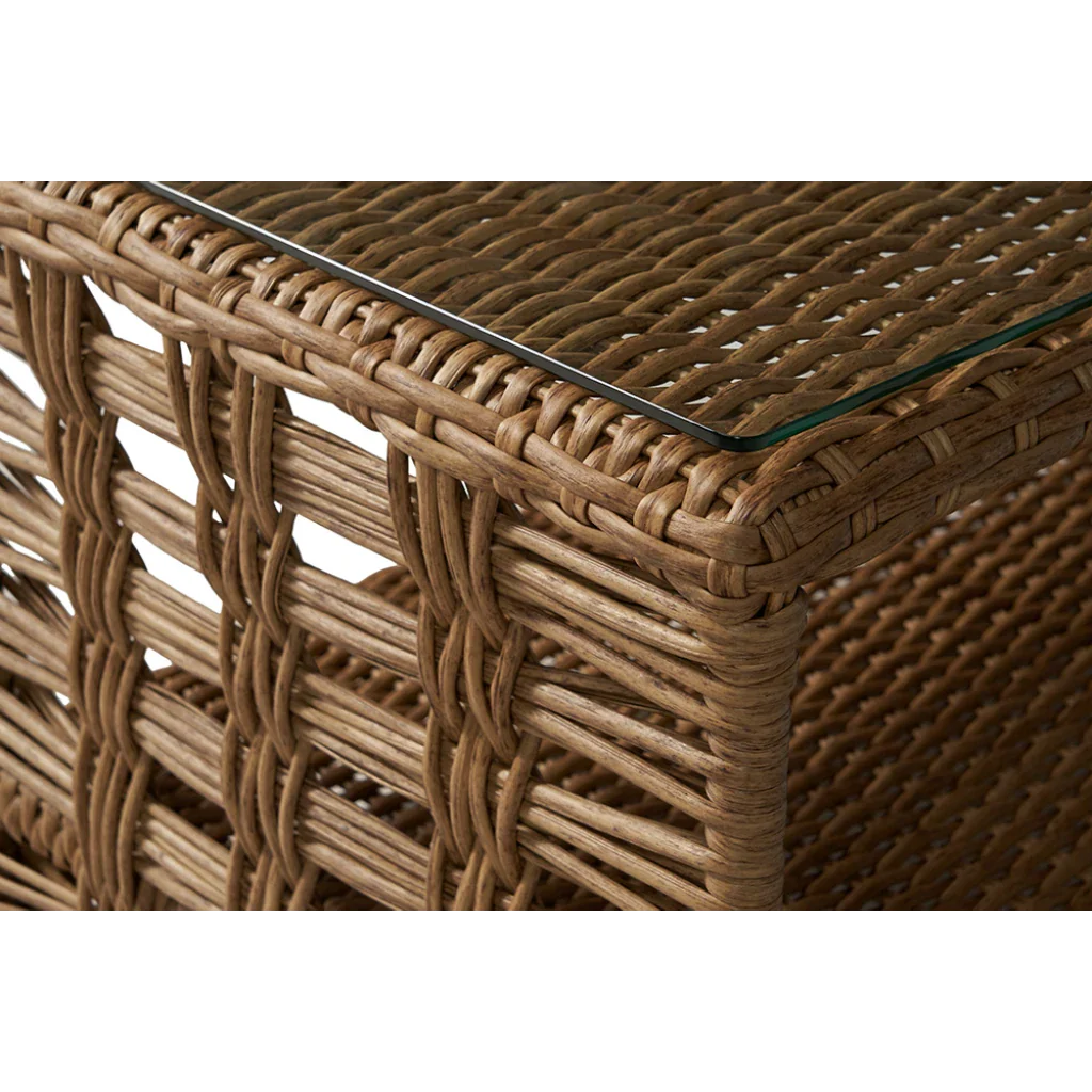 Lloyd Flanders Magnolia Rectangular Outdoor Cocktail Table