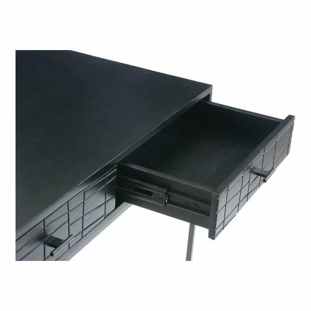 Moe's Home 35.5 Inch Desk Black Contemporary