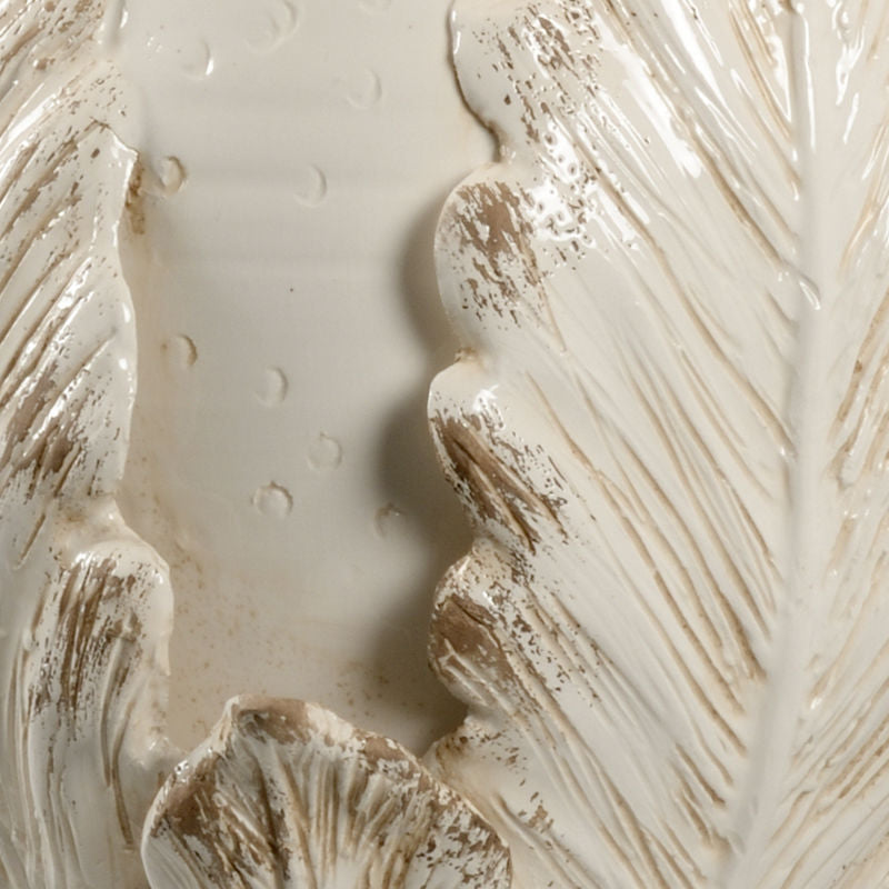 Chelsea House Artichoke Cream Glazed Ceramic Made Table Lamp
