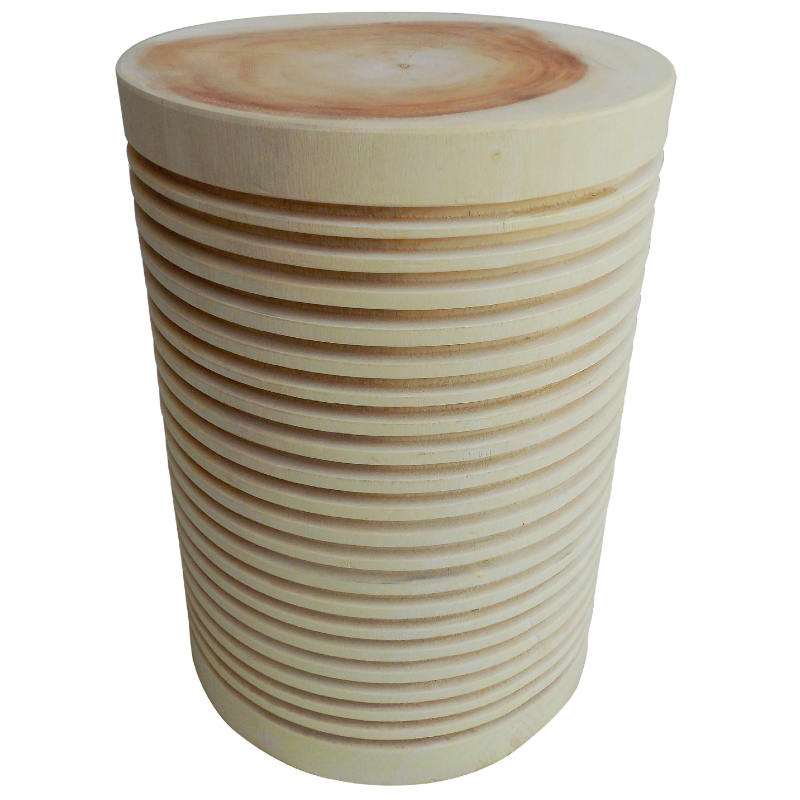 Ade Suar Wooden Outdoor Stool