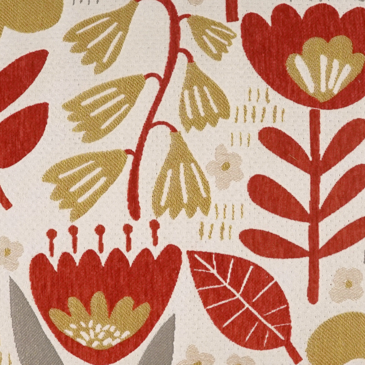 D.V. Kap Dutch Blossom Red Throw Pillow