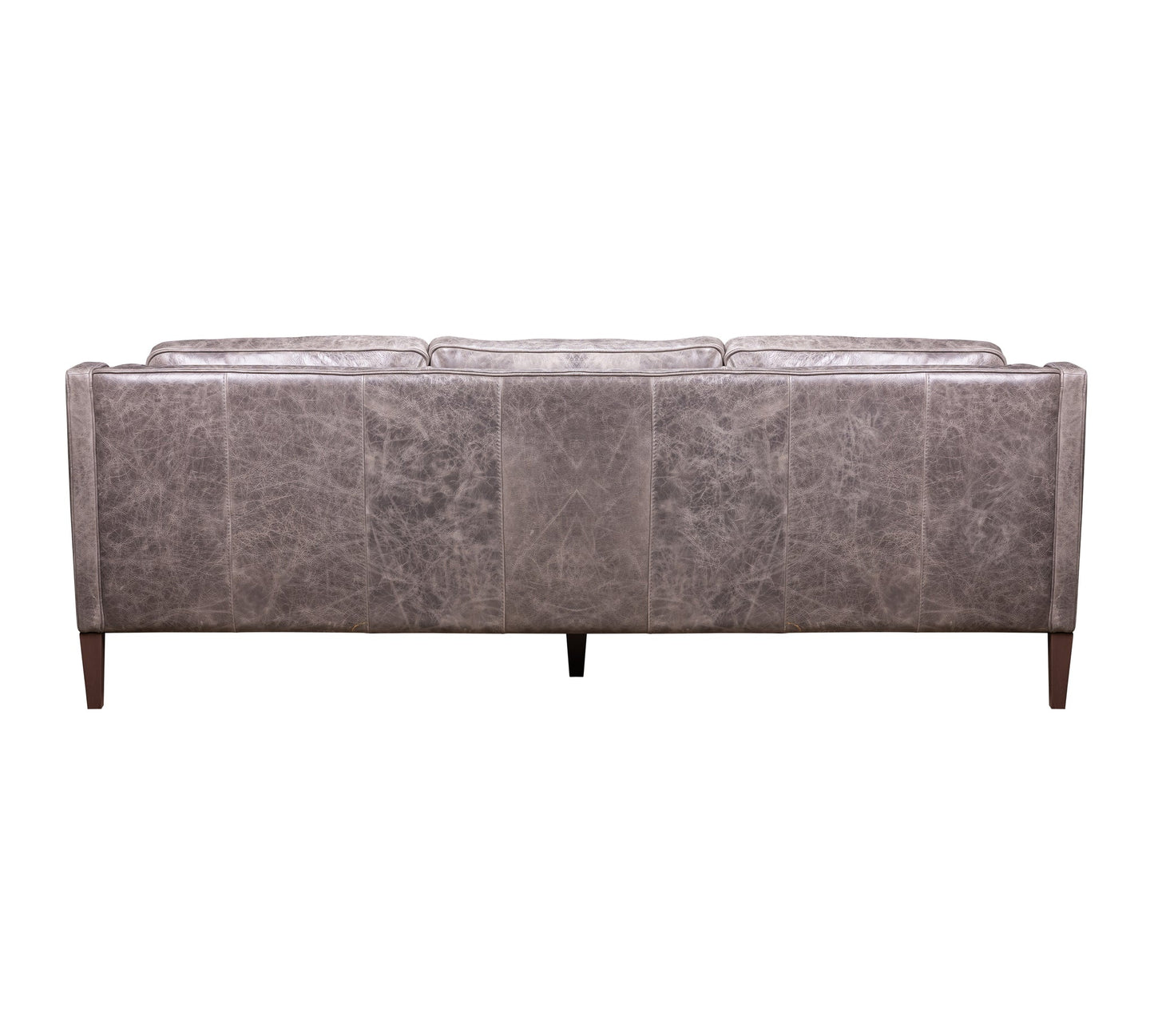 Positano Venerando Smoke Leather Sofa