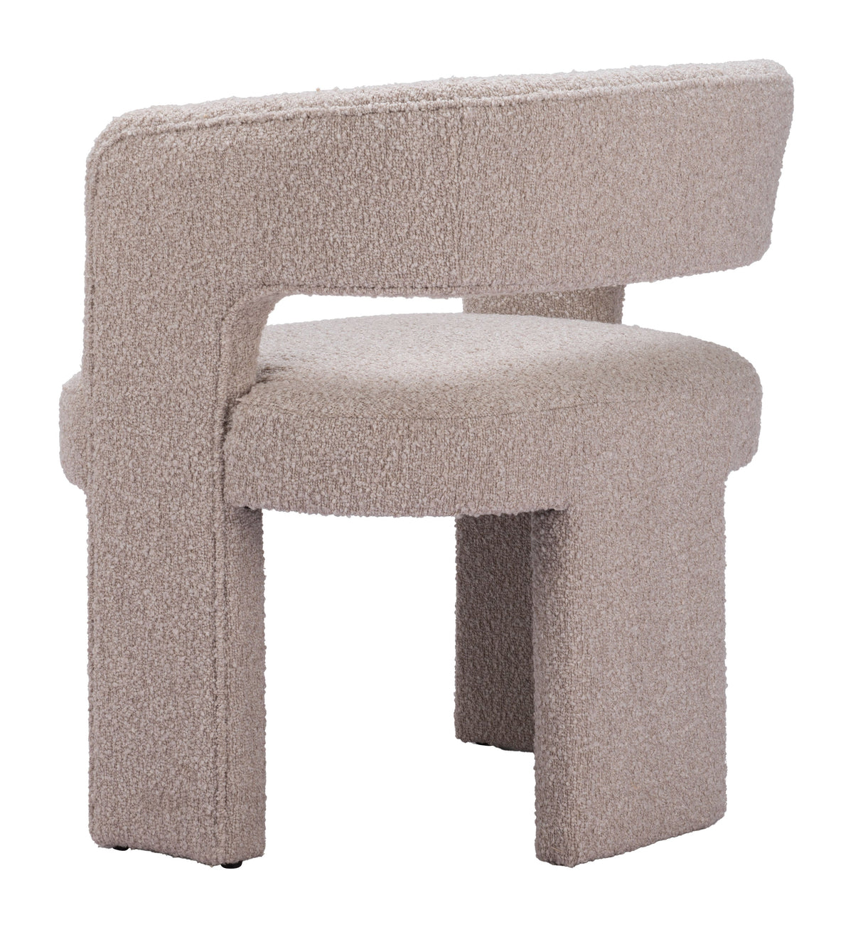 Zuo Modern Java Sandy Beige Armless Accent Chair