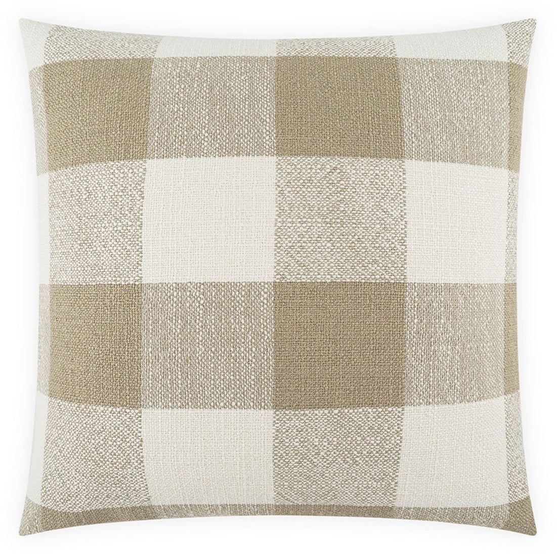 D.V. Kap Checked Out Removable Cover Throw Pillow