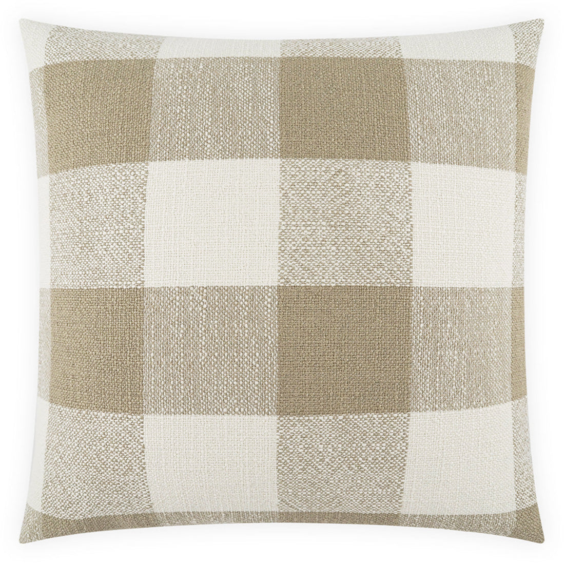 D.V. Kap Checked Out Removable Cover Throw Pillow