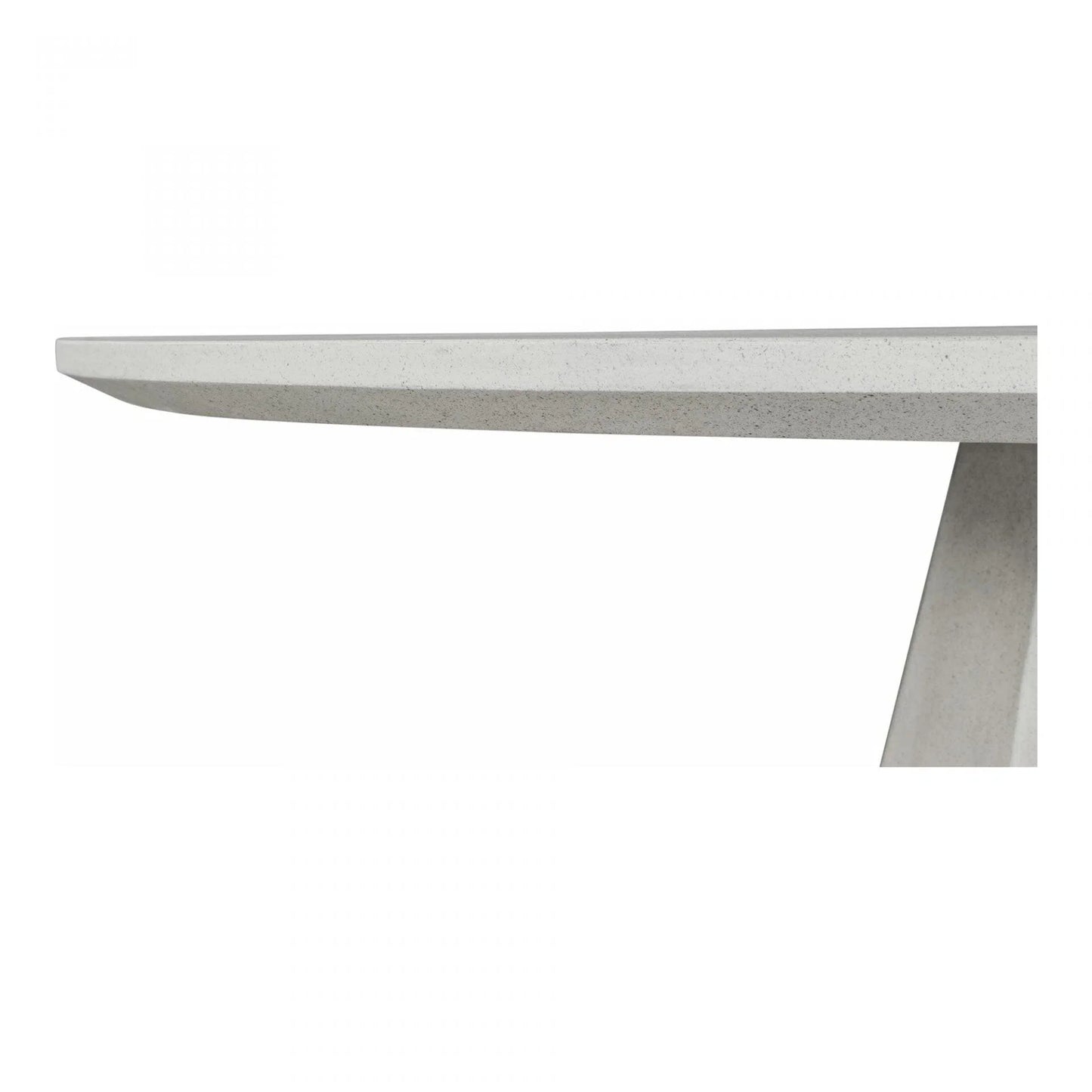 47 Inch Outdoor Dining Table Antique White Concrete Outdoor Dining Tables LOOMLAN By Moe's Home