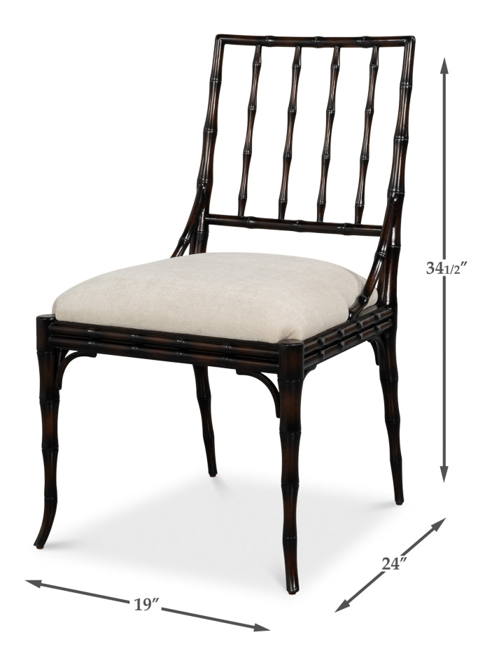 Elora White Performance Fabric Armless Dining Chair 2PC - view 31