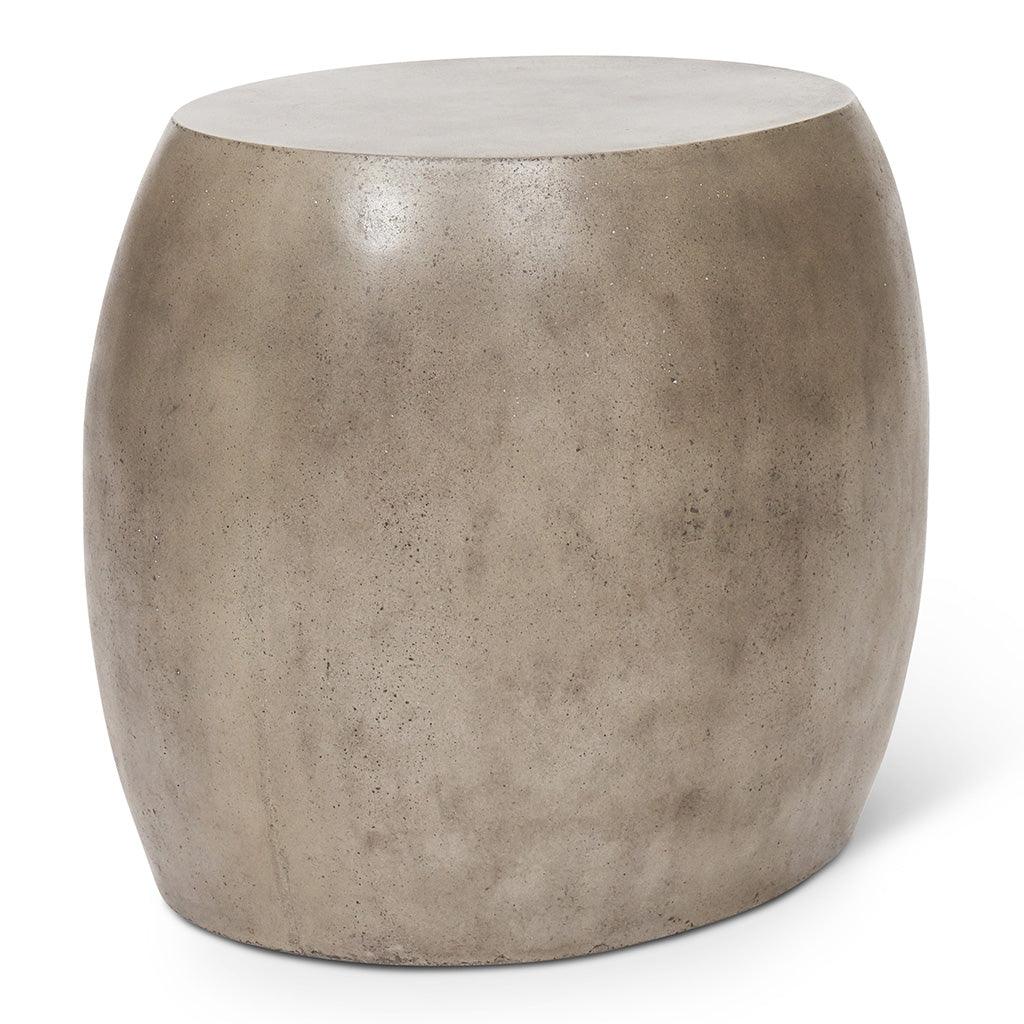 Urbia Pebble Fiber Reinforced Concrete Oval End Table