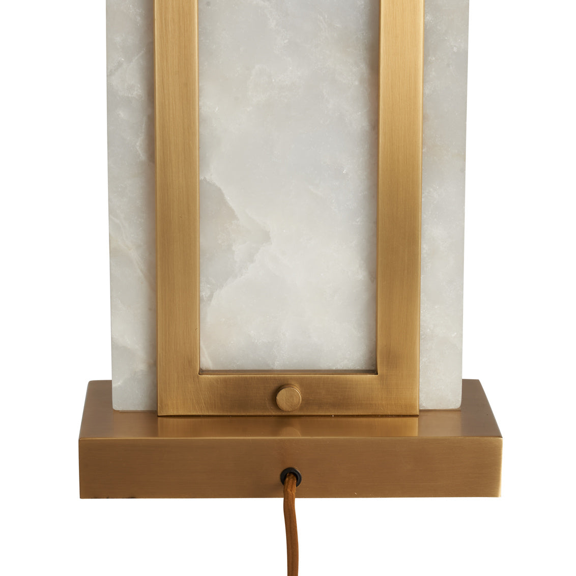 Wildwood Hopewell Alabaster White Table Lamp